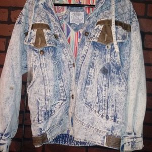 Vintage 90's Acid Washed Jean Jacket